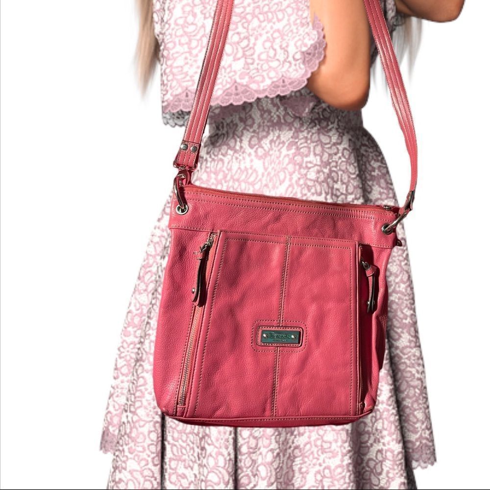 Tignanello leather crossbody wallet/organizer section